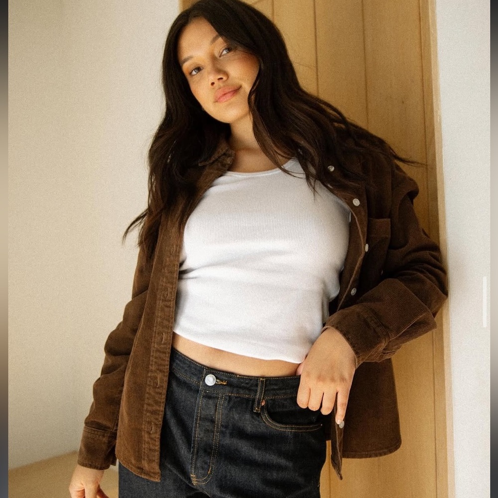 Parke Brown Corduroy Jean Jacket
